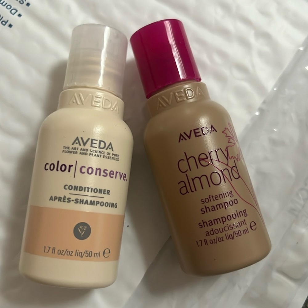 Aveda cherry almond softening shampoo 1.7oz ➕color conserve conditioner 1.7oz